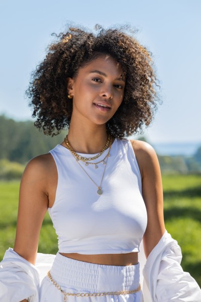 Professionelles Hair & Make-up für Purelei Werbekampagne – von Anika Smith.
